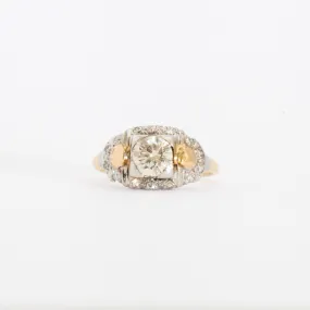 0.70 ct Transitional Diamond Ring