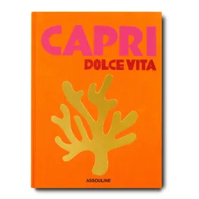 ASSOULINE Capri Dolce Vita Hardcover Book by Cesare Cunaccia