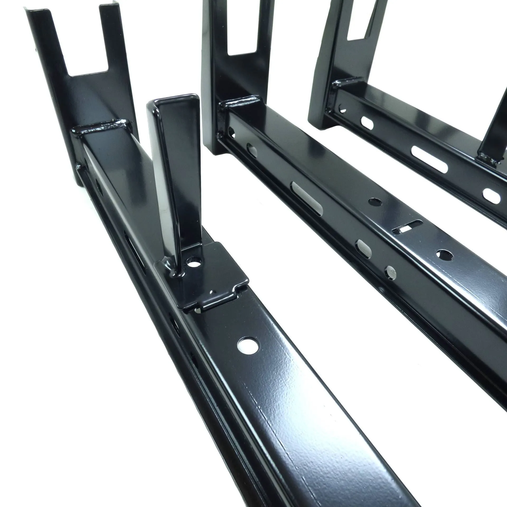 Black 3 Bar Van Roof Ladder Rack Cross Bars for Mercedes Benz Vito/V-Class 16-19