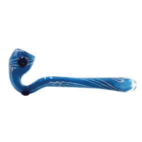 Blue Glass Sherlock Pipe