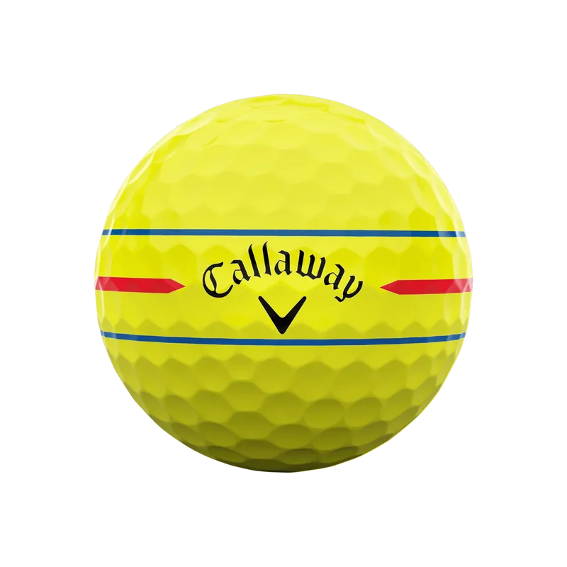 Callaway Chrome Soft Yellow 360 Triple Track 2024 Golf Balls