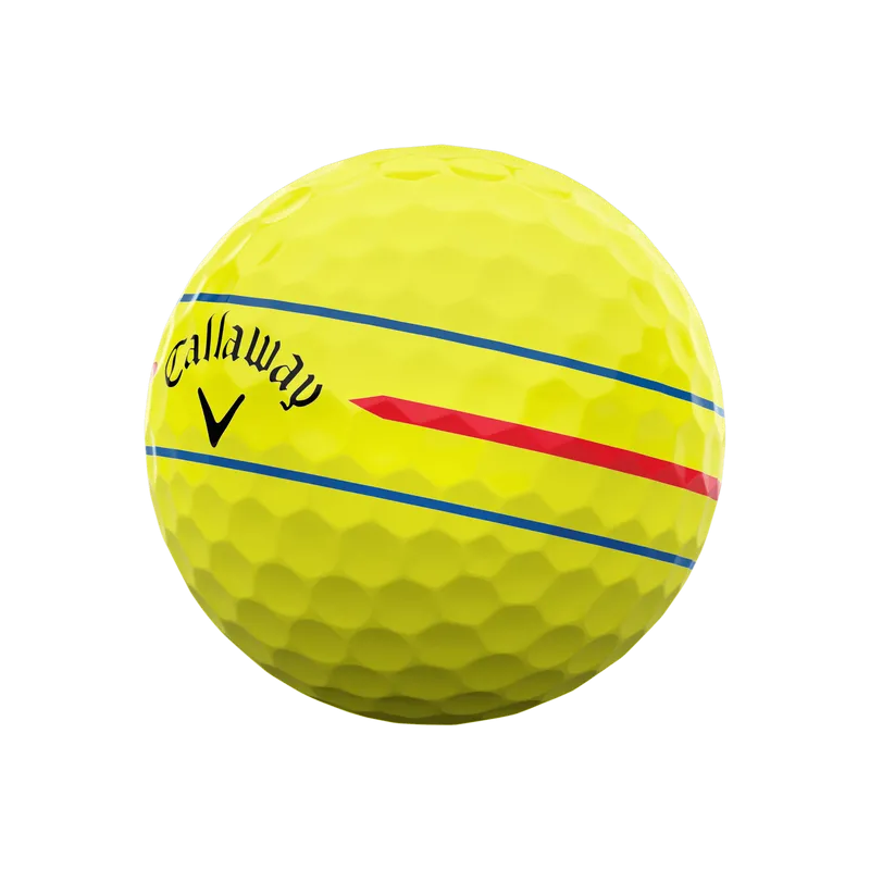 Callaway Chrome Soft Yellow 360 Triple Track 2024 Golf Balls