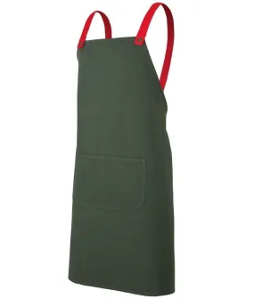 Canvas Cross Back Apron, 85cm L x 78cm W - without straps