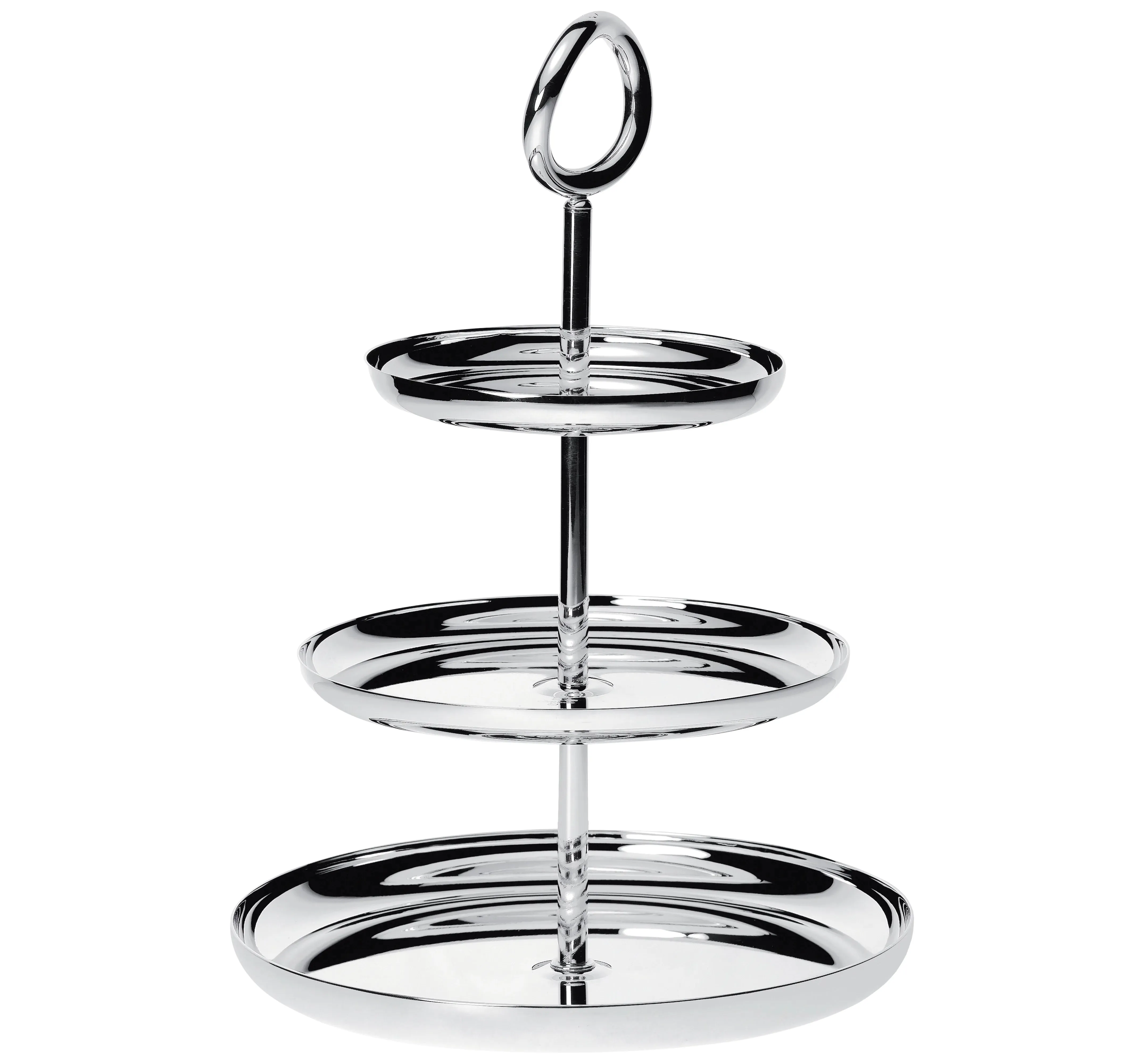 Christofle Paris - Vertigo -  3 Tier Silver-Plated Dessert Stand