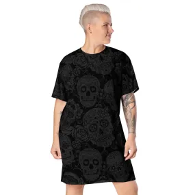 Dark Skull T-shirt Dress