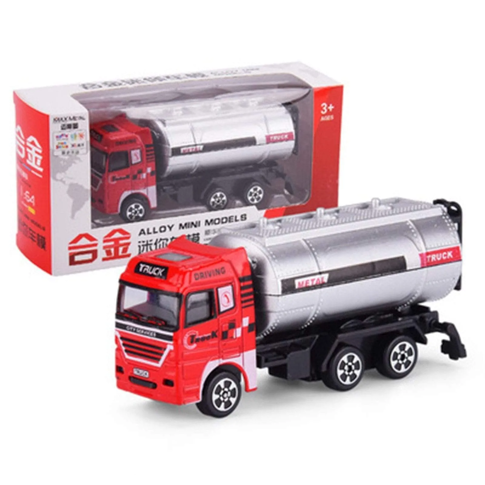 Die-cast Alloy Fire Truck Toys Set Simulation Fire Sandbox Game Rescue Car Tower Vehicles Kids Educational Best Birthday Gifts