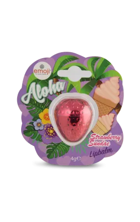 Emoji Tropical Strawberry Flavour Lipbalm