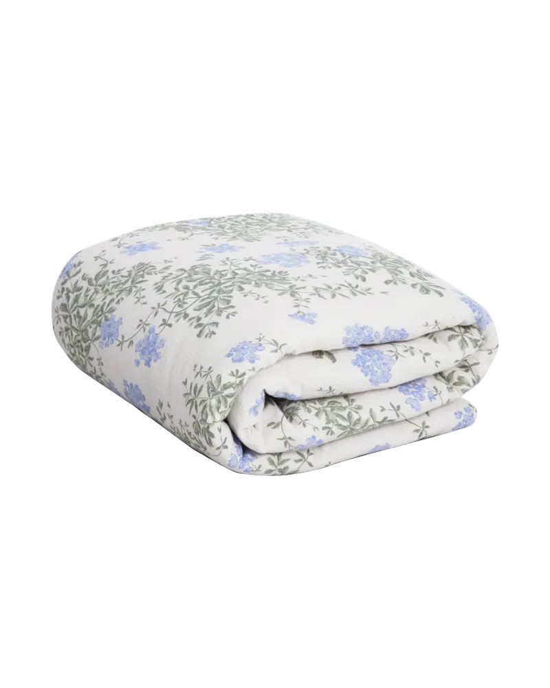 Garbo&Friends Plumbago Filled Muslin Blanket