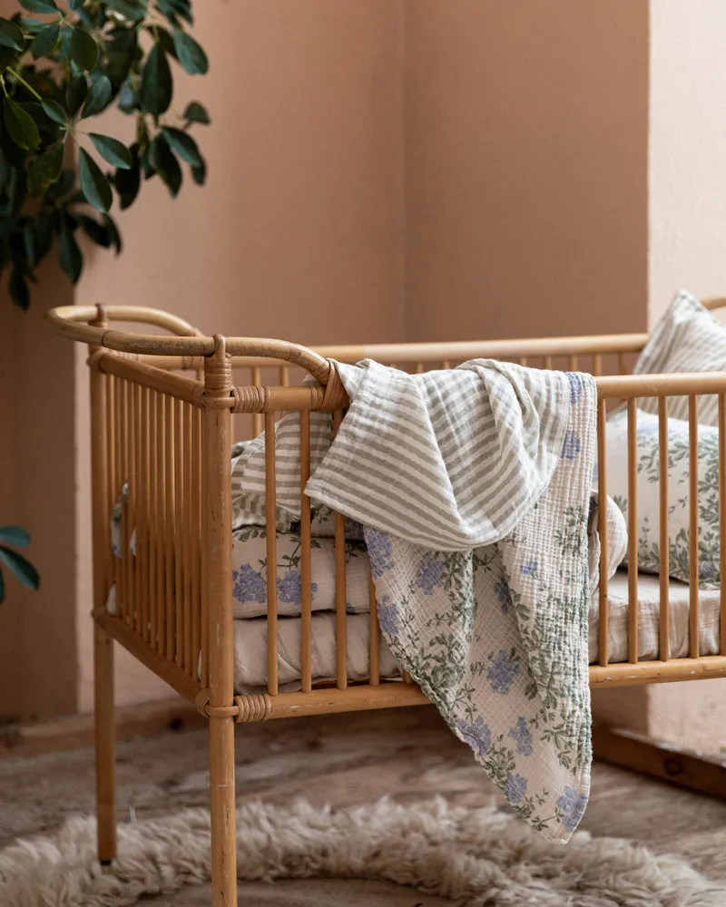 Garbo&Friends Plumbago Muslin Swaddle Blanket