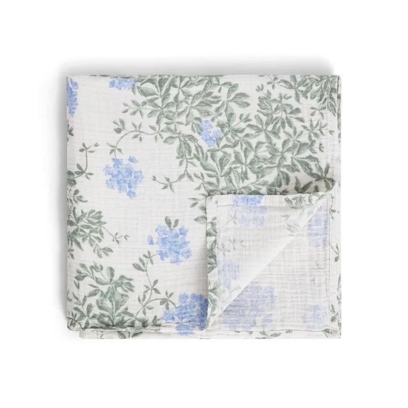 Garbo&Friends Plumbago Muslin Swaddle Blanket