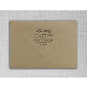 Lindsay Return Address Stamp