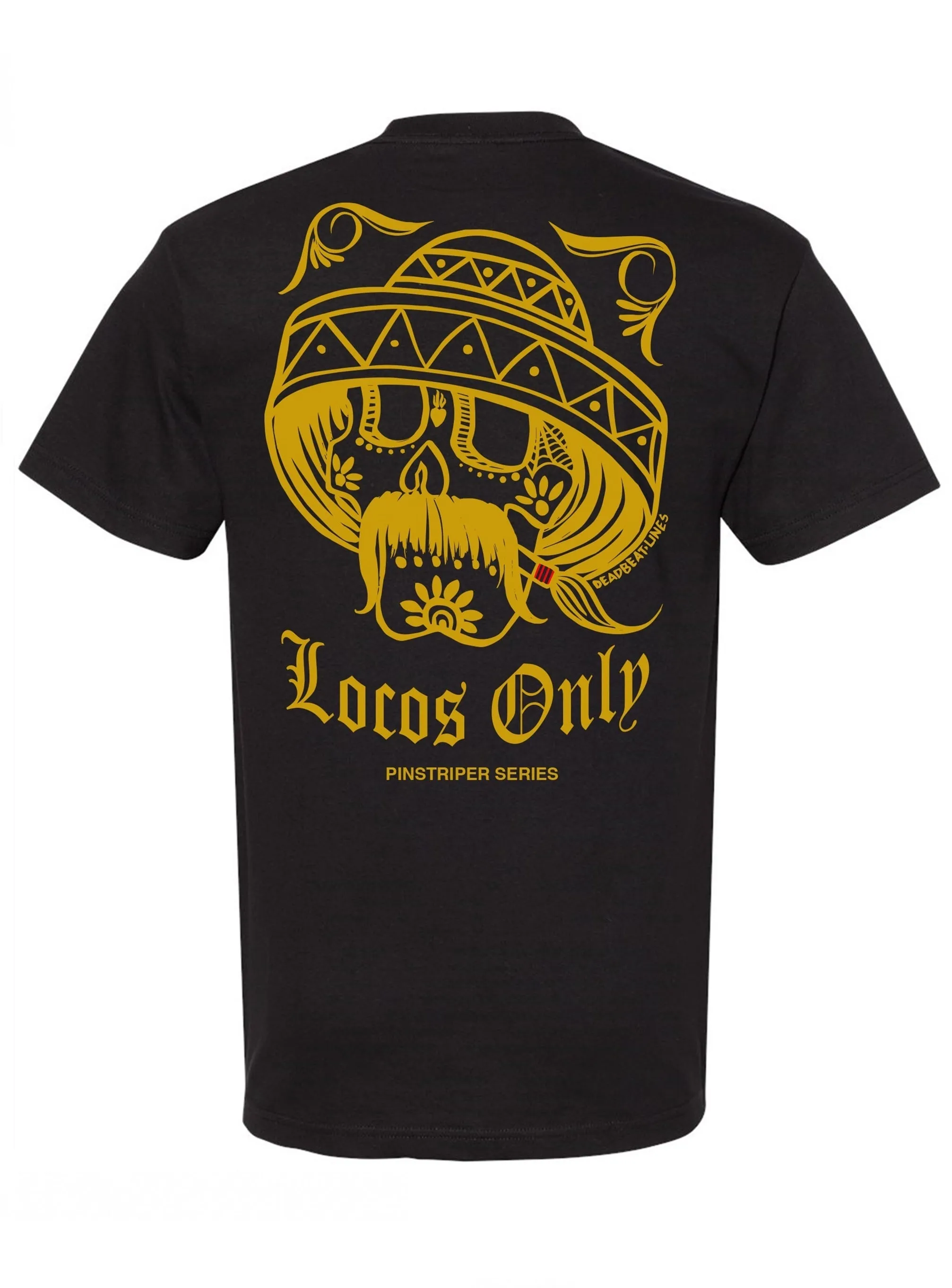 Locos Only: Deadbeat Lines (Pinstriper Series) Men's Tee