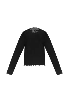 Long Sleeve Maya Tee - Black