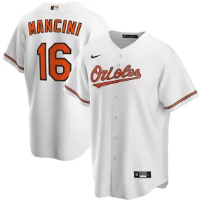 Mens Baltimore Orioles Trey Mancini Cool Base Replica Jersey White