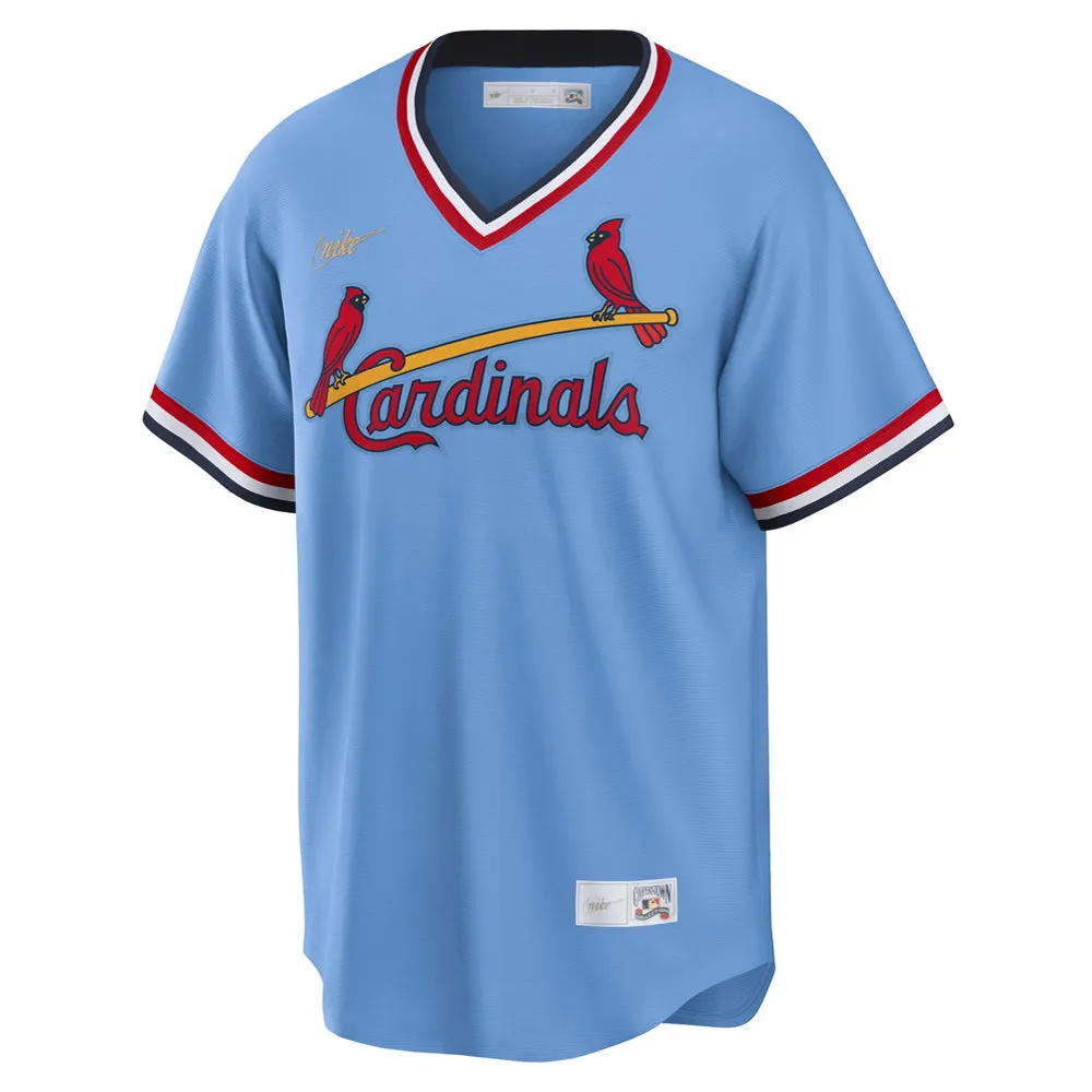 Men's St. Louis Cardinals Ozzie Smith Road Cooperstown Collection Player Jersey - Light Blue