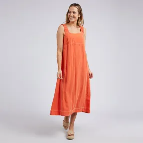 Sage Dress - Orange Sunset