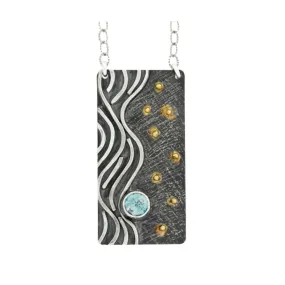 The Reflections Necklace with Blue Moon