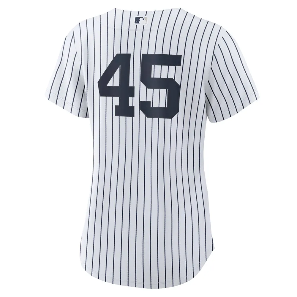 Women's New York Yankees Gerrit Cole Home Player White Jersey