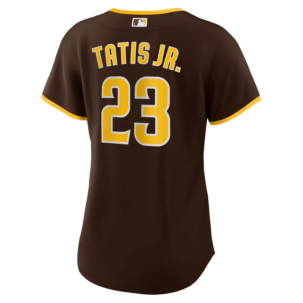 Women's San Diego Padres Fernando Tatis Jr. Road Player Jersey - Brown