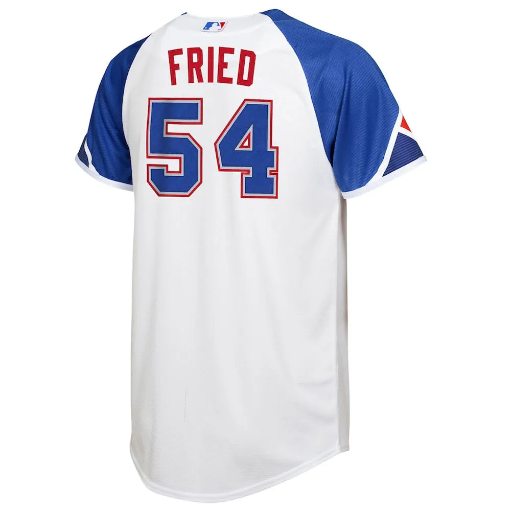 Youth Atlanta Braves Max Fried 2023 City Connect Replica Jersey - White