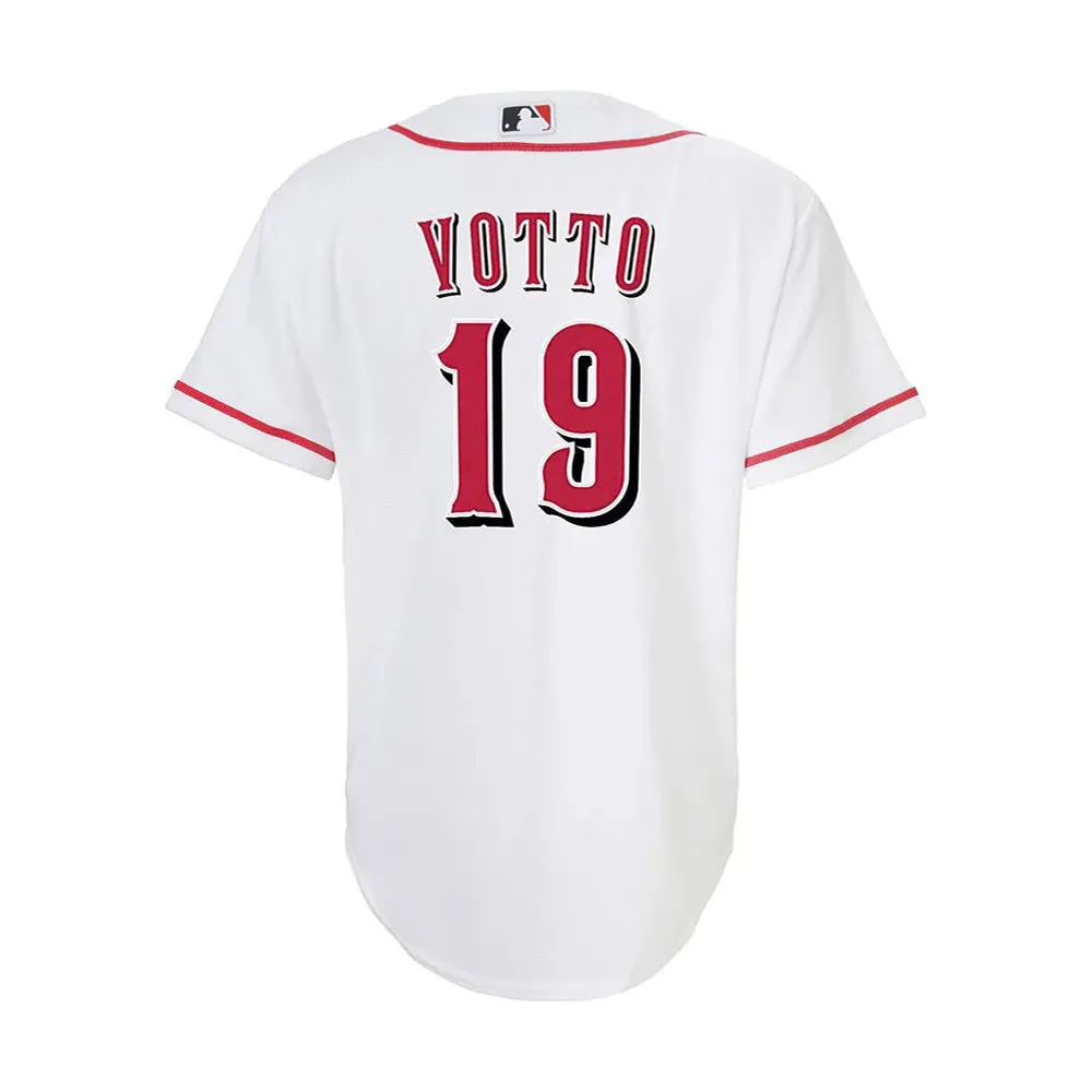 Youth Cincinnati Reds Joey Votto Cool Base Replica Jersey White