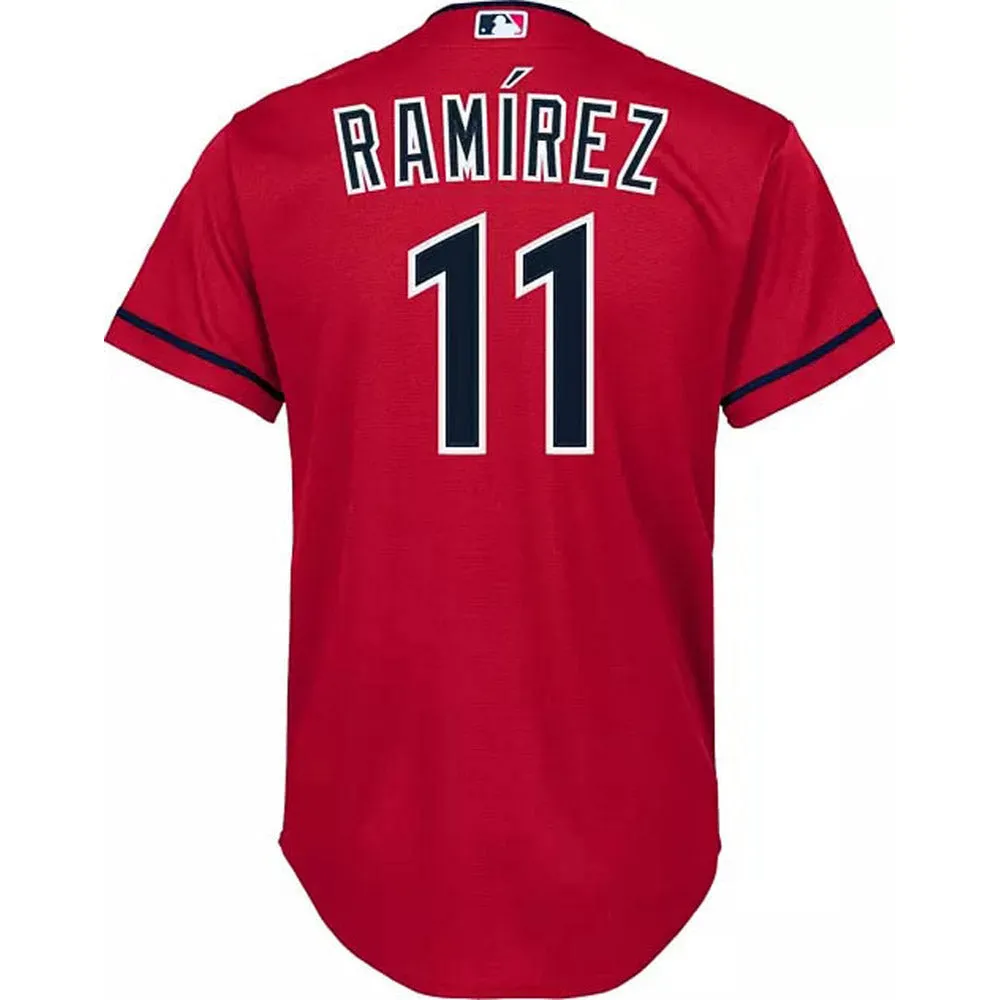 Youth Cleveland Guardians Jose Ramirez Cool Base Replica Alternate Jersey - Red