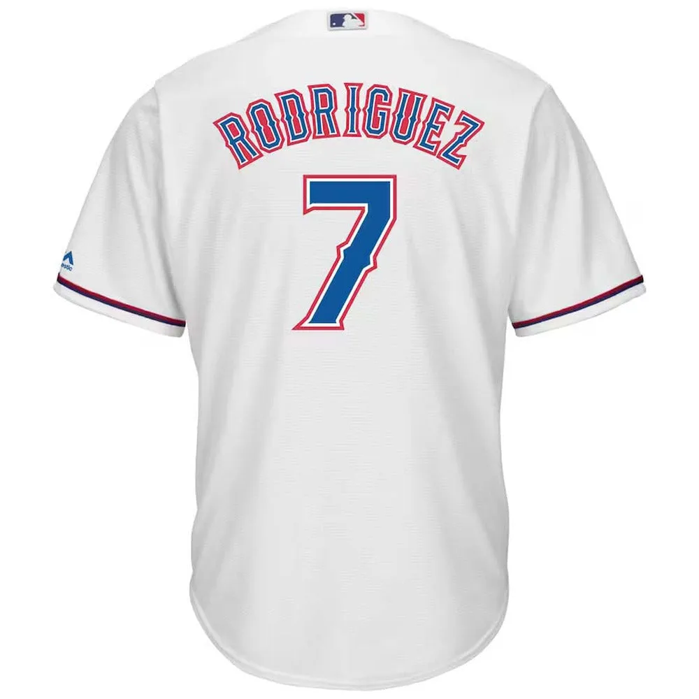 Youth Texas Rangers Ivan Rodriguez Replica Home Jersey - White