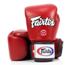 泰拳拳套 Thai Boxing Gloves : Fairtex BGV1 Breathable RED