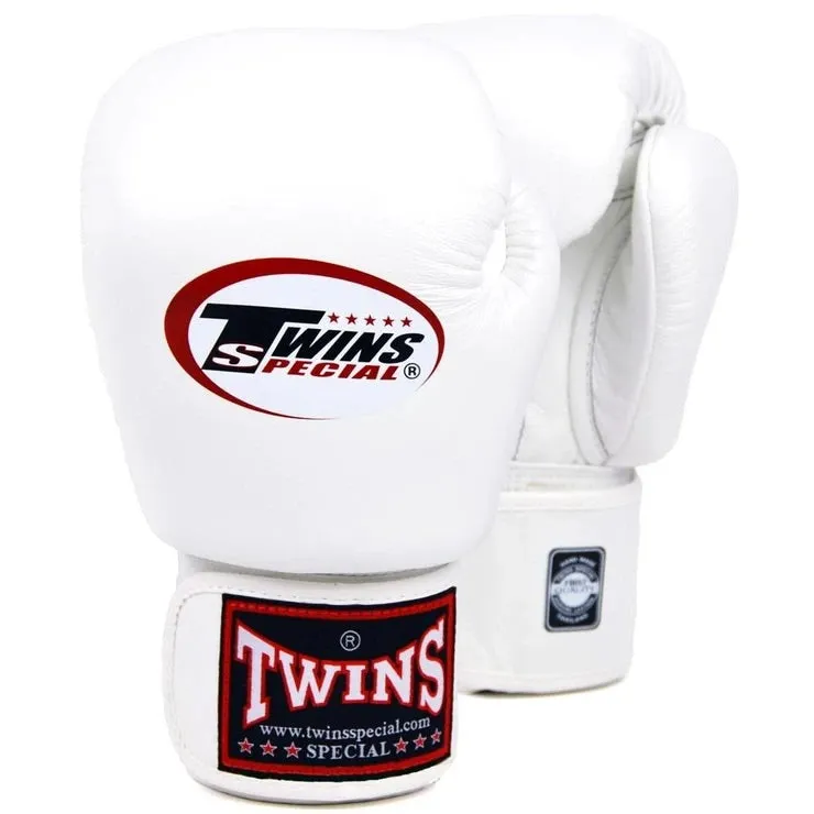 泰拳拳套 Thai Boxing Gloves :TWINS SPECIAL BGVL3 WHITE